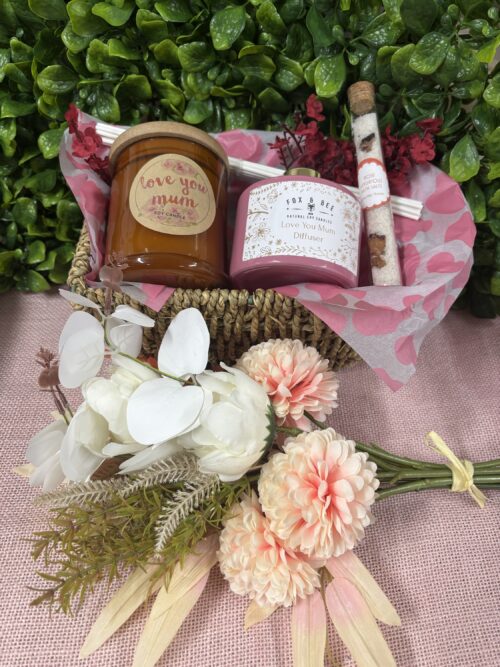 Mothers Day Gift Basket Large Soy Candle